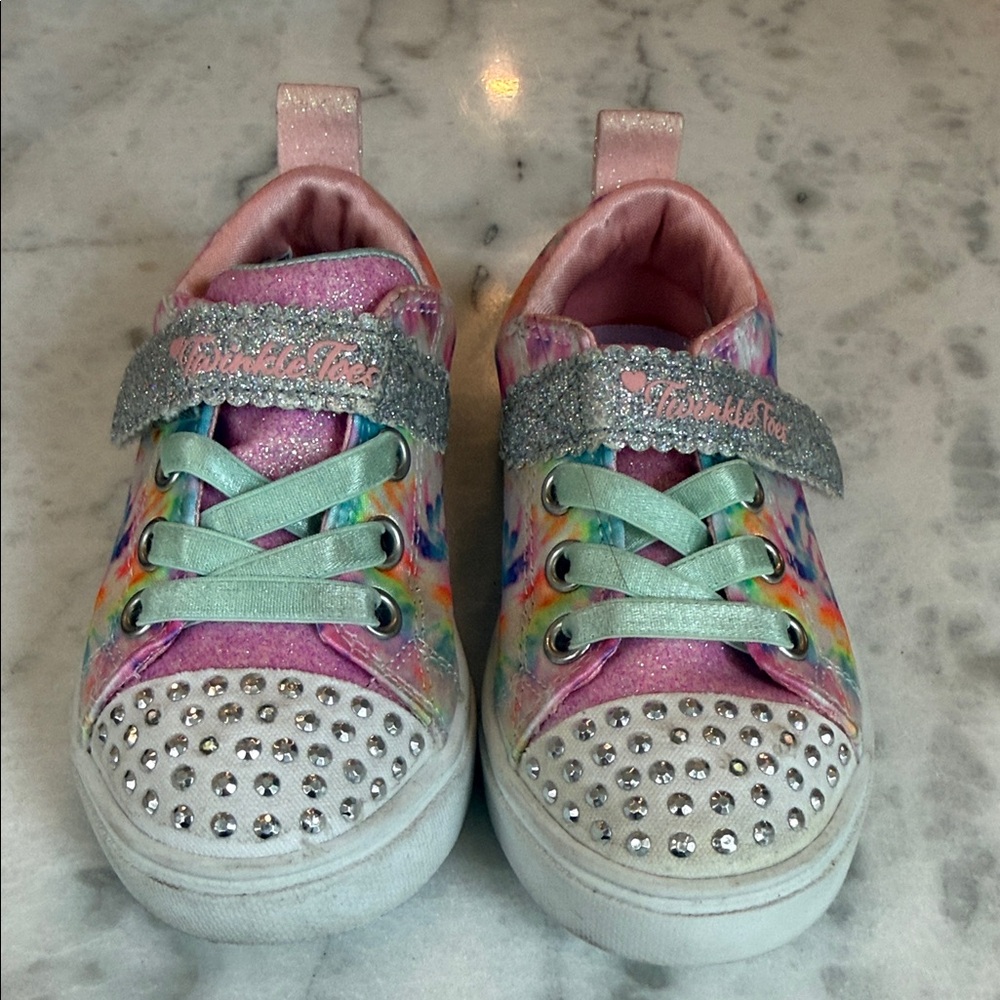 Sketcher Colorful Kids Shoes with Light Up Toes